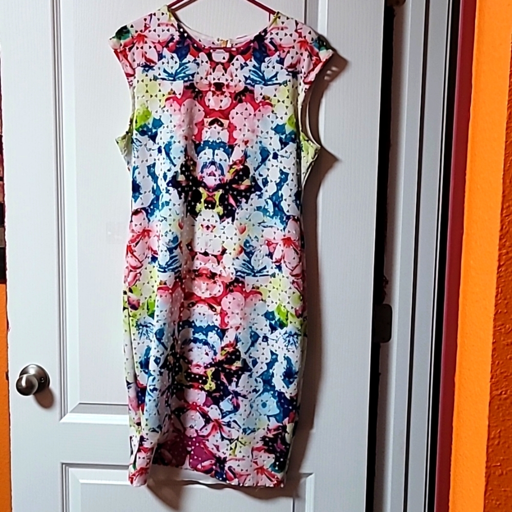 Bisou Bisou bodycon dress multi colored